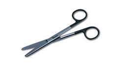 Op-Scissors bl/bl str 14.5cm S/CUT