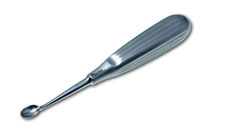 Spratt Bone Curette 17cm, Fig.000  2.5mm