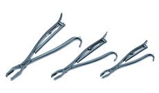 Kern Bone Holding Fcps w/ratchet 17cm
