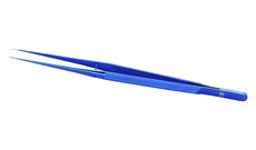 Micro tying forceps, Tungsten carbide coated platforms, Round handle,Straight, 0.7mm tip, 23cm