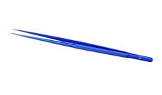 Micro tying forceps, With 10mm tungsten carbide coated platforms, Straight, 0.2mm tip, 20cm