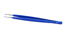 Gerald  Tissue forceps, Flat handle,  Straight, 1.0mm atraumatic tips, 20cm