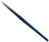 Micro tying forceps, Tungsten carbide coated platforms, Round handle,Straight, 0.7mm tip, 21cm