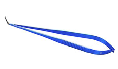 Jacobson scissors, Flat handle, 12mm blades, Angled on flat 60deg blades,17.8cm