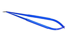 Potts Style Scissors, Round handle, Sharp fine blades, 25 deg, 18cm