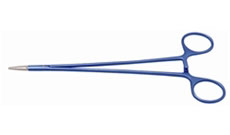 Micro Needle Holder, Extra fine tungsten carbide jaws,19cm