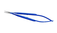 Castroviejo micro needle holder, Round handle, With lock,Streamline jaws,1.0mm tips,15cm