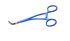 Subramanian infant aorta clamp, Miniature aorta clamp, Atraumatic jaw, 30mm jaw length,7mm jaw depth,16.0cm