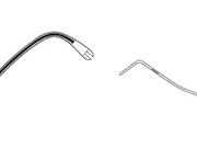 Cooley aorta clamp, Atraumatic jaw, 27cm