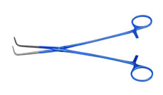 O'shaughnessy clamping forceps, Ring handle, Right angle,18.5cm