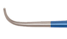 O'shaughnessy clamping forceps, Ring handle, 1/2 curved, 24cm