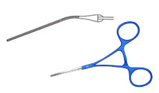 Castaneda pediatric clamp, 30deg angled jaw, 13.5cm