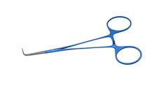 Halstead mosquito Forceps Very delicate serrated jaws, 0.6mm tips, Right angle, 12.5cm