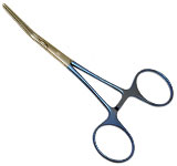 Mosquito forceps, 25 deg, Curved delicate, 13.0cm