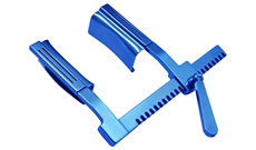 Dubost Thoracic Retractor, Arm length 185mm, Curved With interchangeable blades (3 pair)