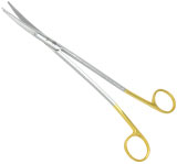 FRIEDLLAND Scissors S/cvd serr S/cut TC,17cm angled shanks