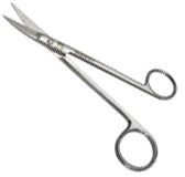 Scissors cvd 10.5cm plastic sergery follow fin sh/sh str long blades