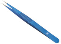 Jewelers Forceps, 1#,0.2x0.5mm tips,122mm