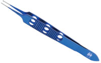 Suture Tying Fcps w/platform  serr 0.4mm,11.2cm