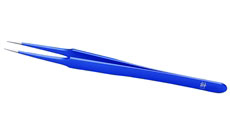 Jewelers Forceps, 2# Straight, 0.34 x 0.14mm tips, 12cm