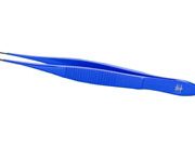 Graefe Forceps, 0.5mm delicate serrated tips, Tungsten carbide coated tips, Straight, 10cm