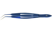 Mcpherson angled forceps, with 12mm tying platforms, 106mm