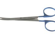 Eye Scissors, curved blunt blades,112mm